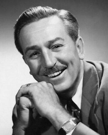 retrato de Walt Disney