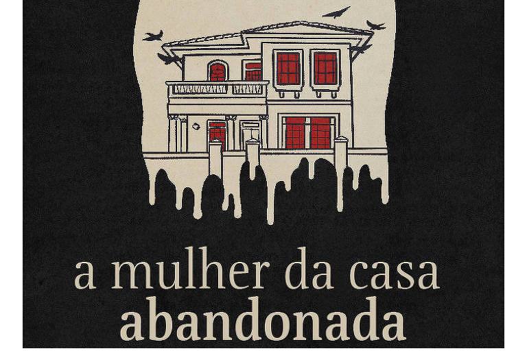 desenho de uma casa abandonada