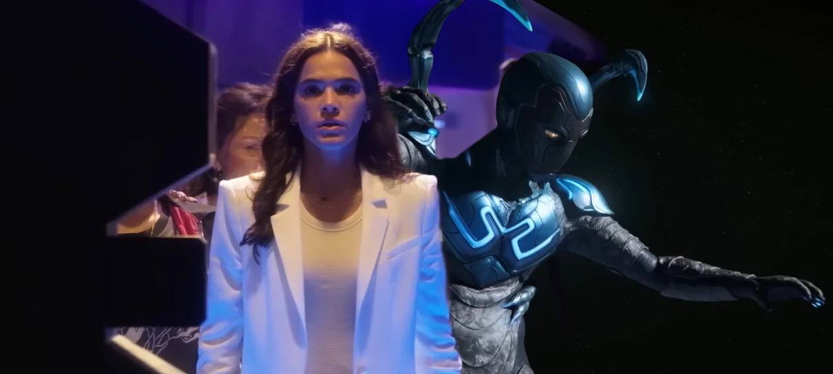 Bruna Marquezine em cena do filme Besouro Azul